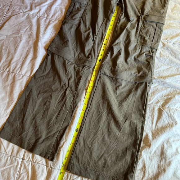 Women's REI Zip Off Cargo Pants, Hiking Outdoors, Brown, Size 8 - Picture 7 of 7